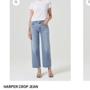 Harper Women's Blue Crop Jeans